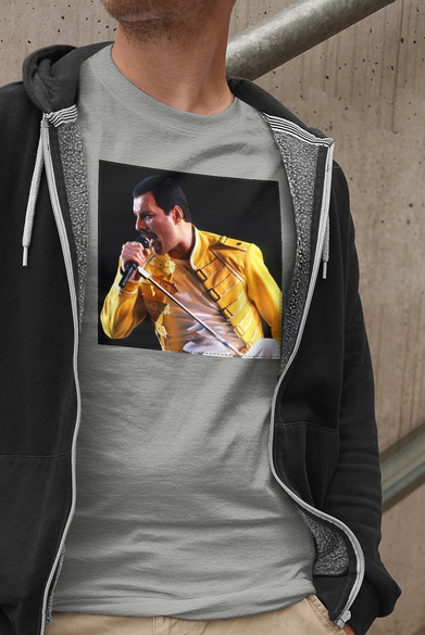 Koszulka z naszywką Queen Freddie Mercury 3