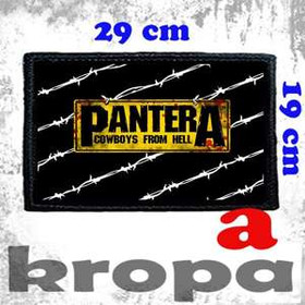 Naszywka duża na ubranie PANTERA