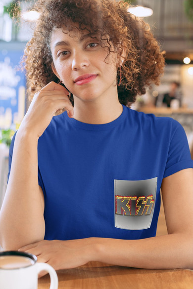 Koszulka z kieszonką KISS