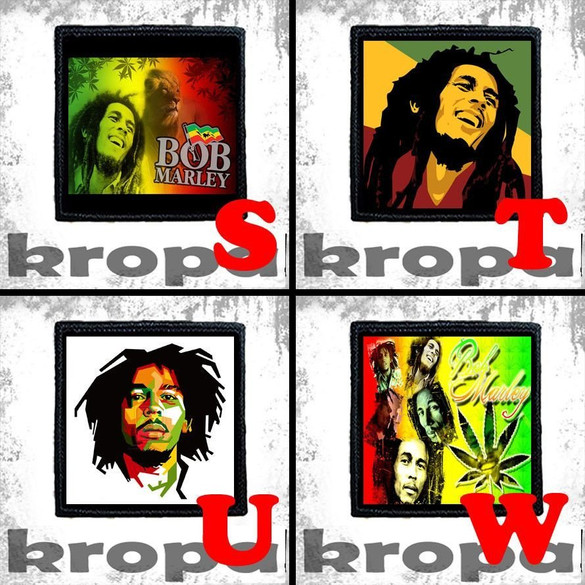 Naszywka BOB MARLEY 8 X 8 cm Dużo Wzorów!