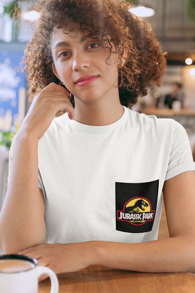 Koszulka z kieszonką JURASSIC PARK LOGO