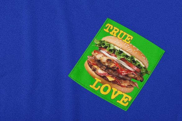 Koszulka z kieszonką LOVE BURGER