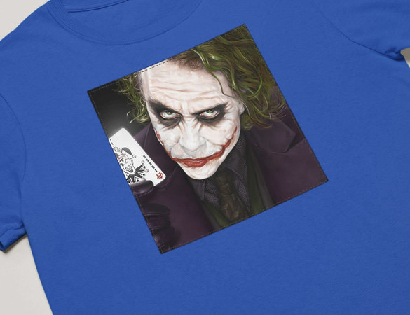 Koszulka z naszywką Joker Heath Ledger