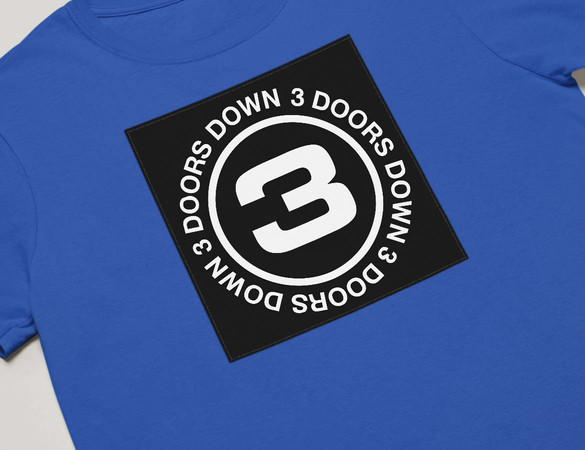 Koszulka z naszywką   3 Doors Down