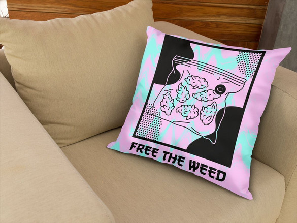 Poduszka Free the weed