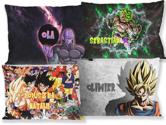 Poduszka DRAGON BALL  60x40cm WZORY