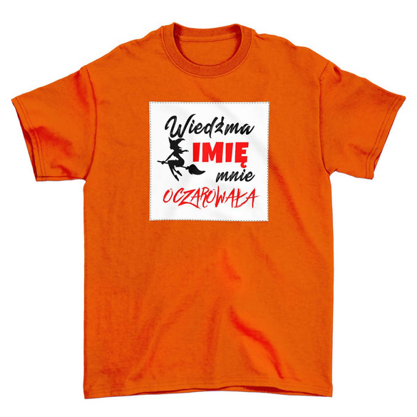 Koszulka z naszywką na Walentynki TWÓJ NAPIS