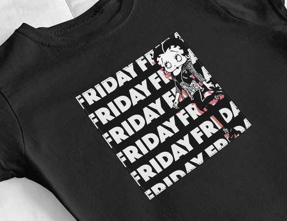 Bluzka damska z naszywką FRIDAY FRIDAY