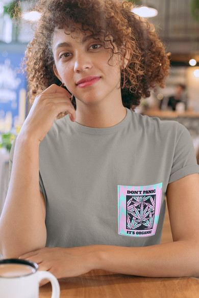 Koszulka z kieszonką DONT PANIC ITS ...