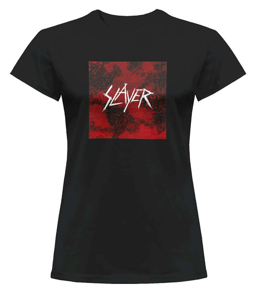 Bluzka damska z naszywką Slayer World painted