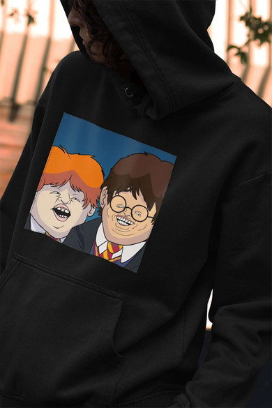 Bluza z naszywką Harry Potter parody