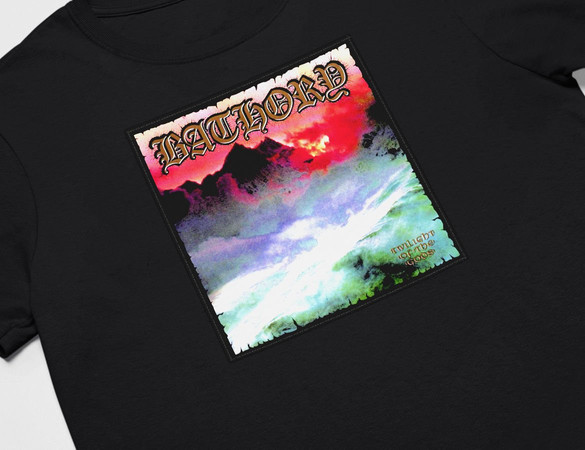 Koszulka z naszywką BATHORY 01