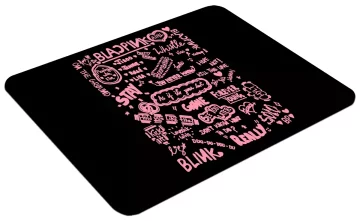 Podkładka pod mysz BlackPink iconic words 60x40cm