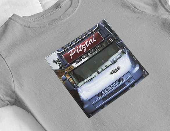 Bluzka damska z naszywką Scania car