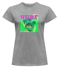 Bluzka damska z naszywką Surf