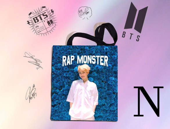 Torba na ramię BTS k-pop FULLPRINT z Polski WZORY