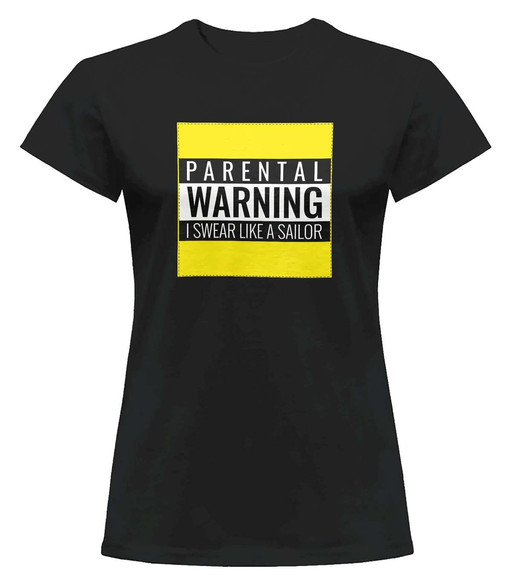 Bluzka damska z naszywką I swear like a sailor