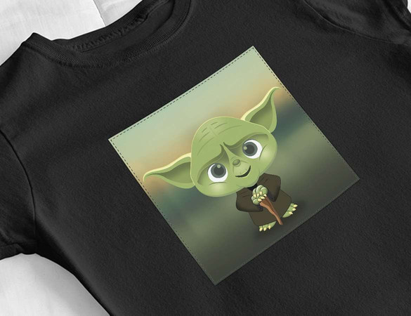 Bluzka damska z naszywką YODA Star Wars