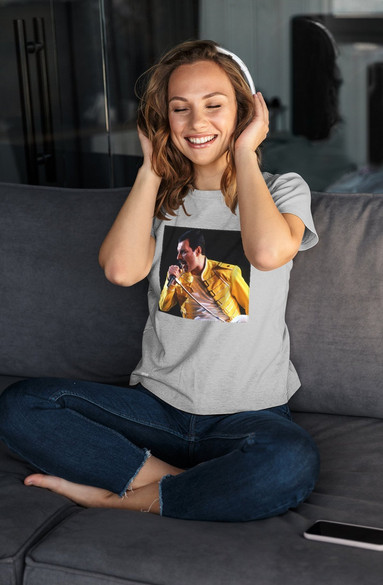 Bluzka damska z naszywką Queen Freddie Mercury 3