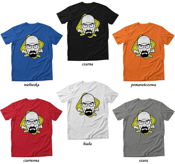 Koszulka Breaking Bad Walter White + Twój napis