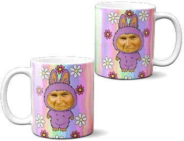 Kubek lapapa kolorowy JP2 bubu dodaj napis