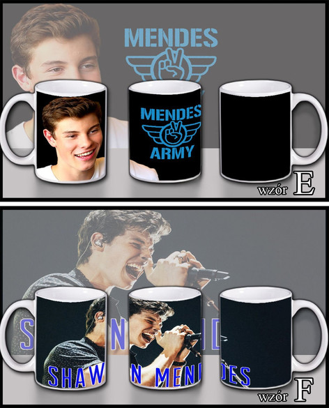 SHAWN MENDES Zestaw poduszka kubek WZORY+GRATIS