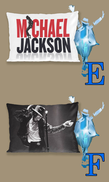 MICHAEL JACKSON Zestaw poduszka kubek WZORY+GRATIS