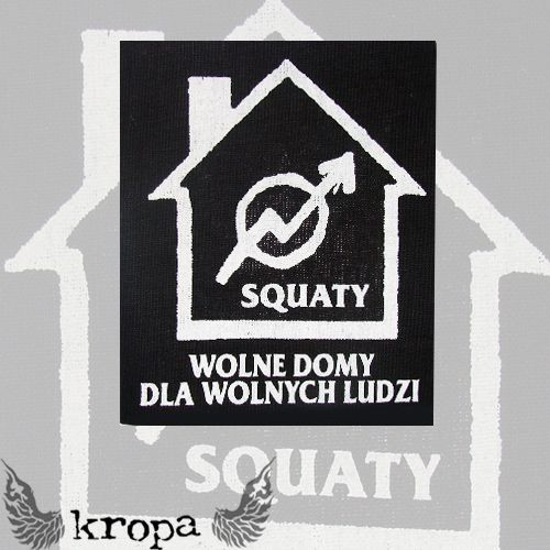 Naszywka WOLNE DOMY DLA WOLNYCH LUDZI