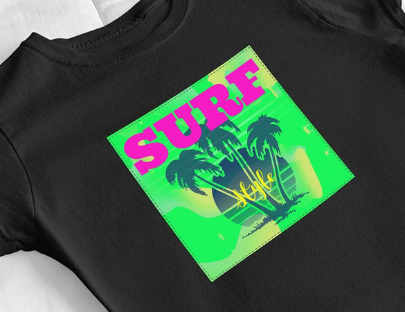 Bluzka damska z naszywką Surf