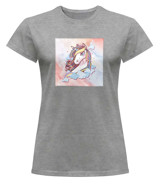 Bluzka damska z naszywką Unicorne 02