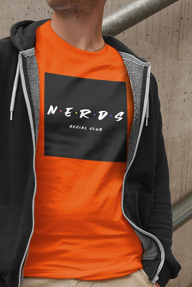 Koszulka z naszywką Friends -NERDS