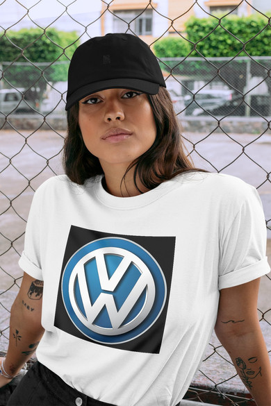 Koszulka z naszywką Volkswagen logo black