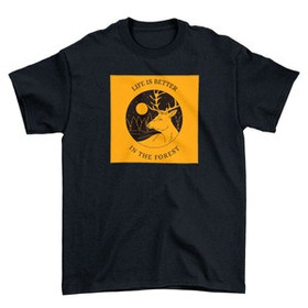 Koszulka z naszywką Life is better...