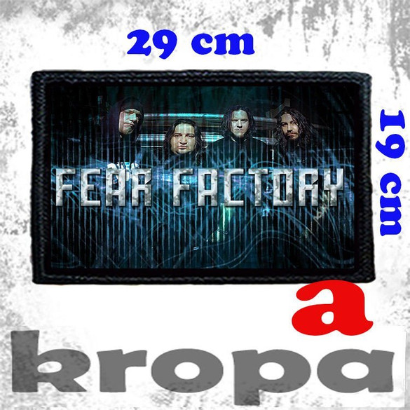 Naszywka duża na ubranie FEAR FACTORY