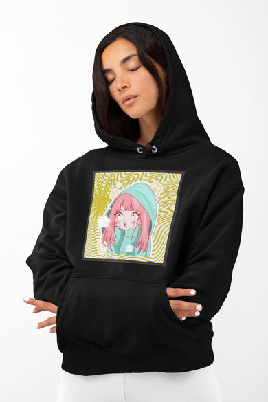 Bluza z naszywką ANIME GIRL 01