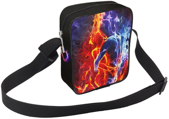 Torba Listonoszka OGIEŃ I WODA Dodaj Napis!