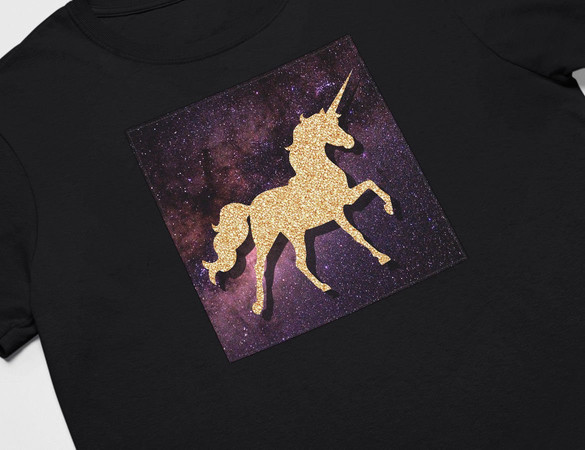Koszulka z naszywką Unicorne 03