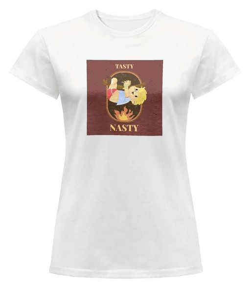 Bluzka damska z naszywką Tasty Nasty