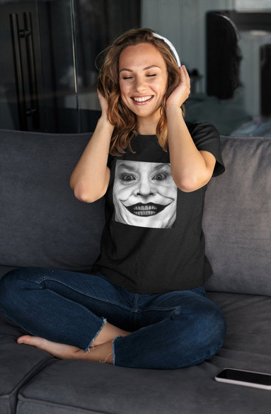 Bluzka damska z naszywką Joker Jack Nicholson 01