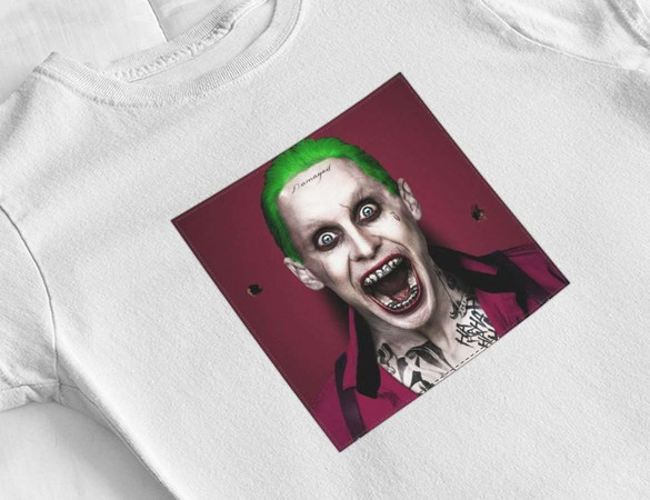 Bluzka damska z naszywką Joker Jared Leto Scream