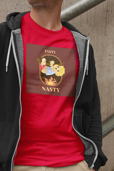 Koszulka z naszywką Tasty Nasty