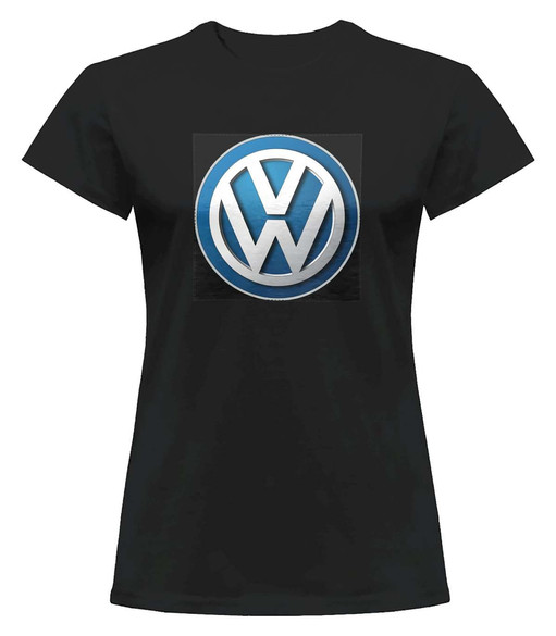Bluzka damska z naszywką Volkswagen logo black