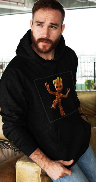 Bluza z naszywką I AM GROOT