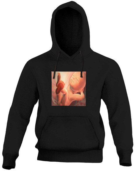 Bluza z naszywką Płód 01