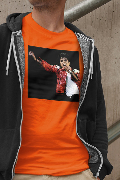 Koszulka z naszywką Michael Jackson 01