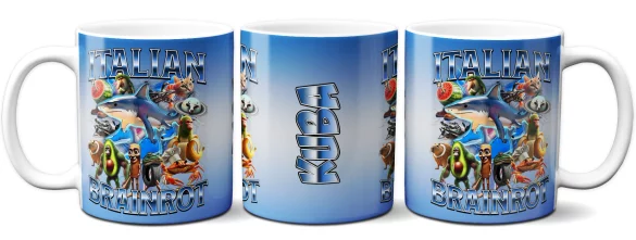 Kubek Italian Brainrot Ekipa większa Stworków włoskich brainrotów
