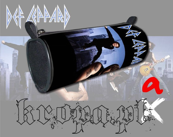  Piórnik szkolny  DEF LEPPARD