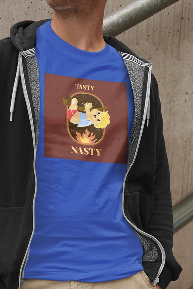 Koszulka z naszywką Tasty Nasty