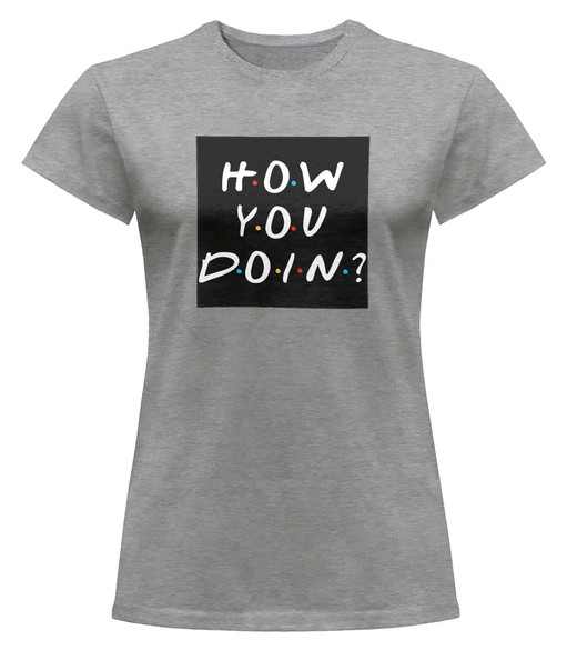 Bluzka damska z naszywką Friends how you doin?