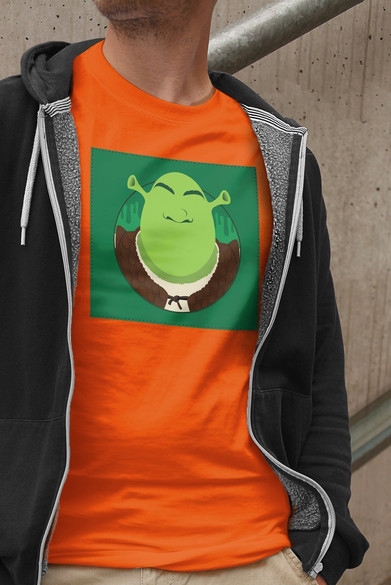 Koszulka z naszywką SHREK